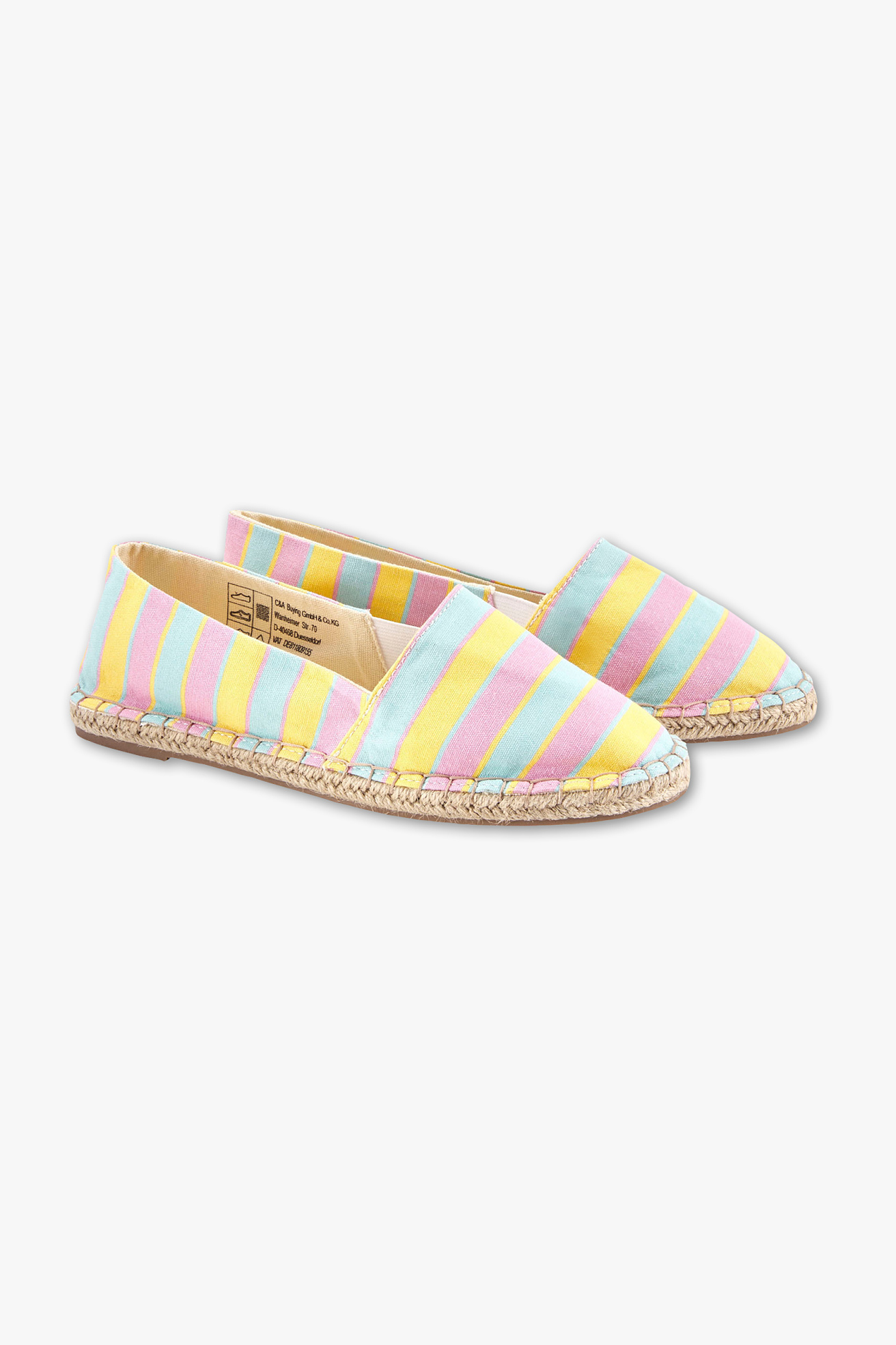 multi coloured espadrilles