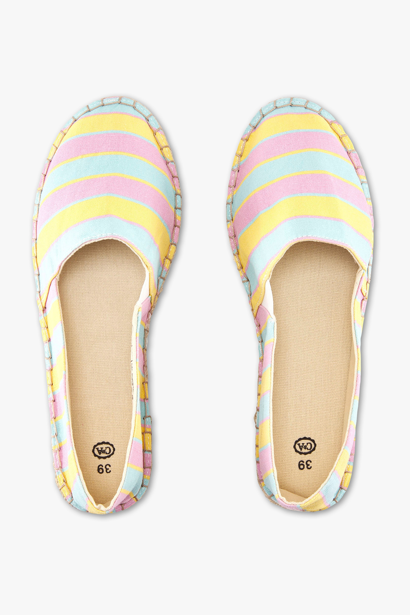multi coloured espadrilles