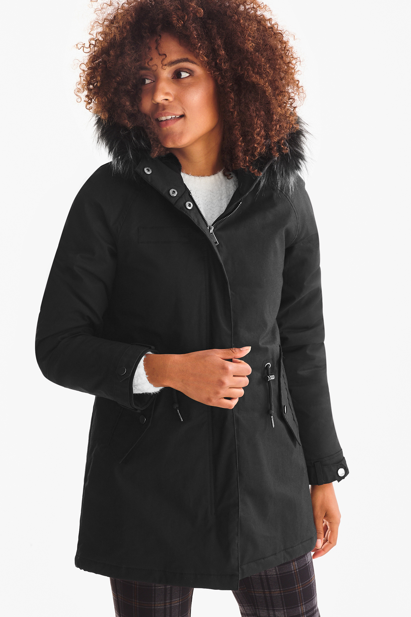 Women - Parka - black. 