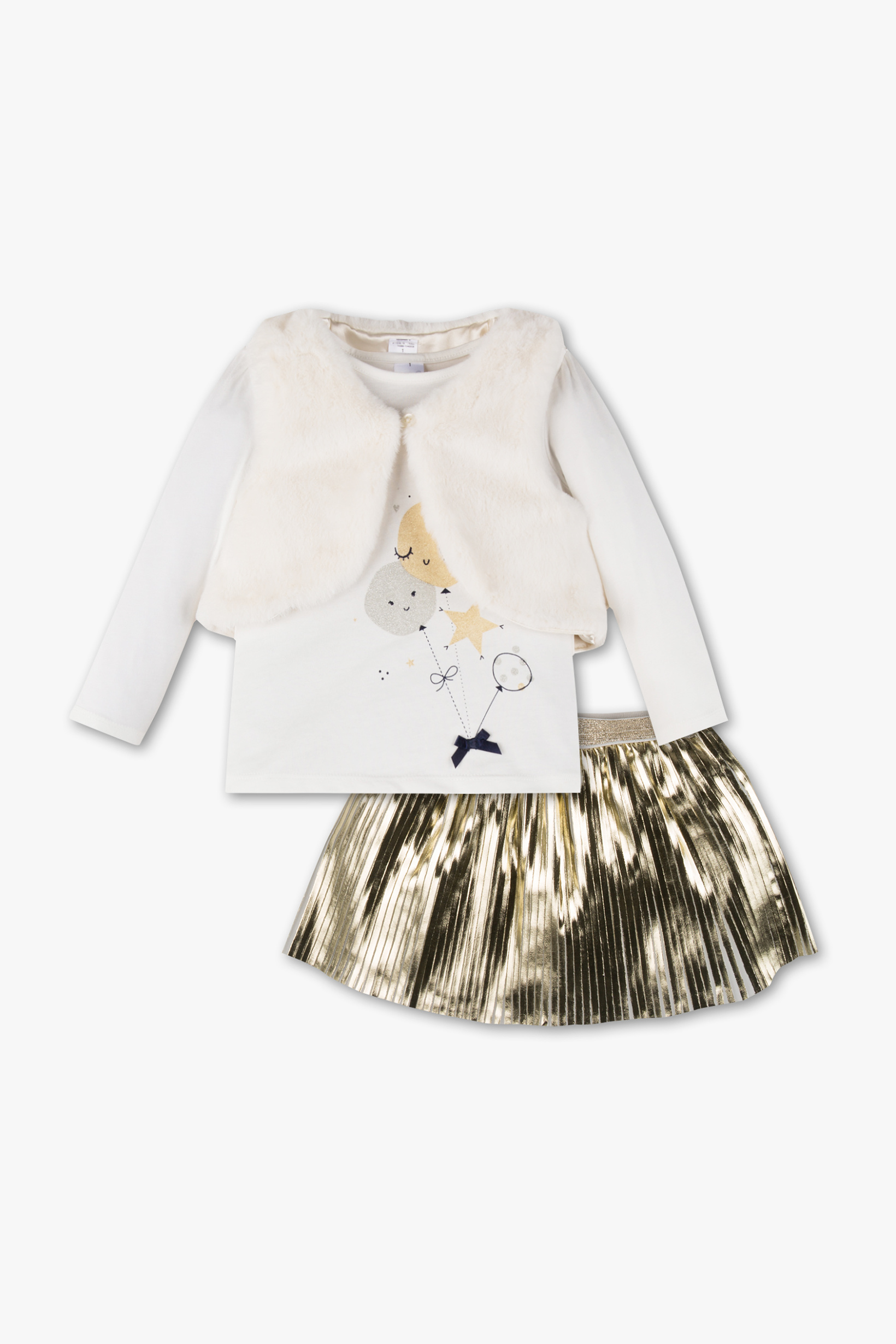 Baby Club Baby-outfit glanseffect 3-delig