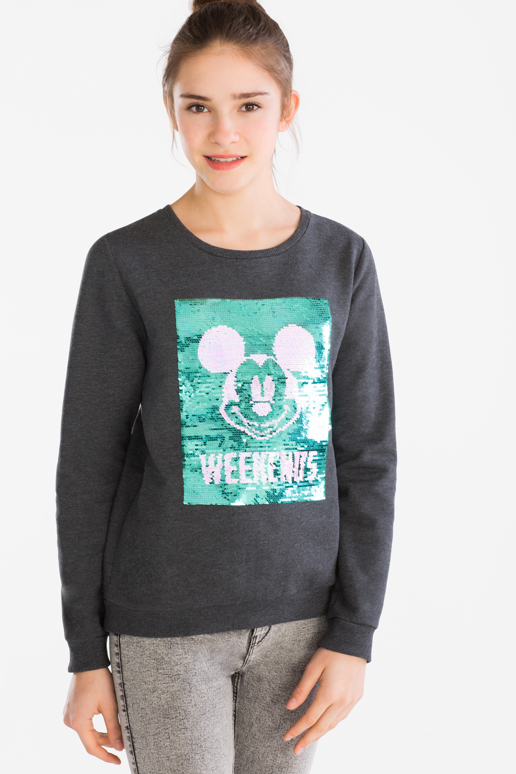 Mickey Mouse sweatshirt glanseffect