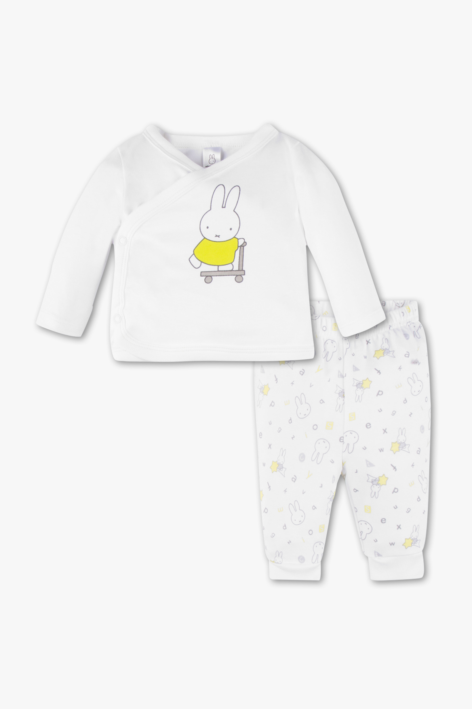 Baby Club Nijntje babyoutfit biokatoen 2 delig Baby Club Nijntje babyoutfit biokatoen 2 delig