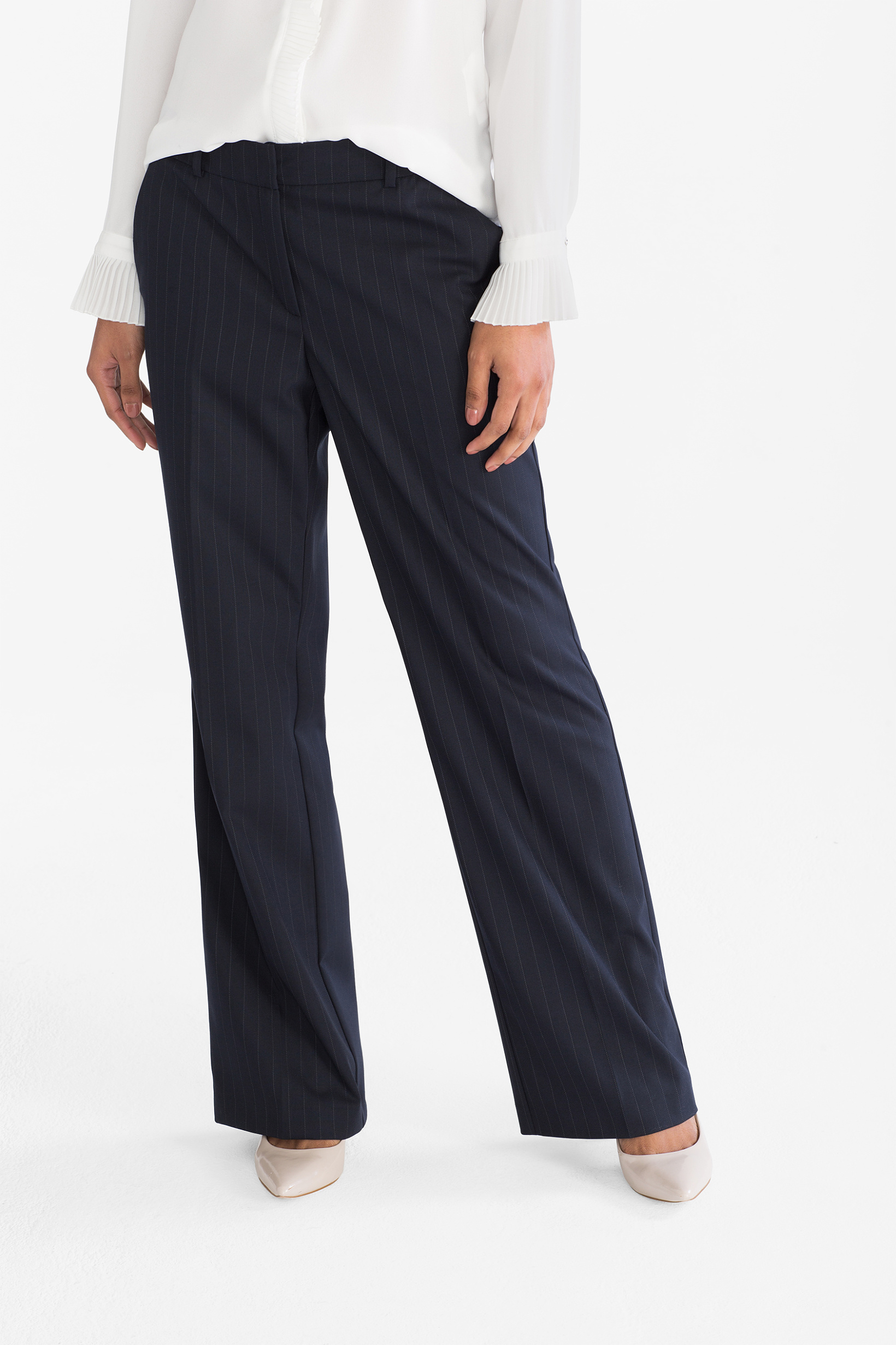 Your Sixth Sense Business-broek krijtstreep