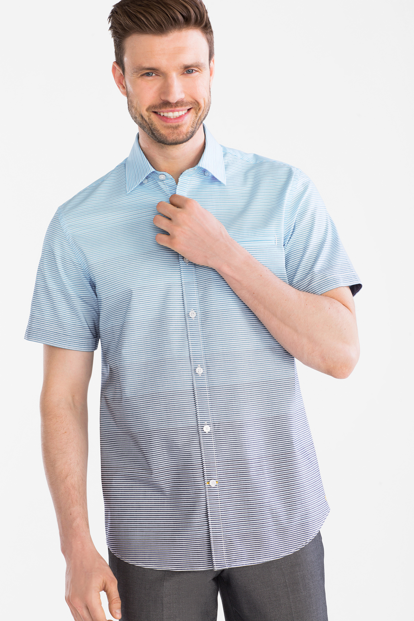 Westbury Premium Overhemd Regular Fit button down gestreept