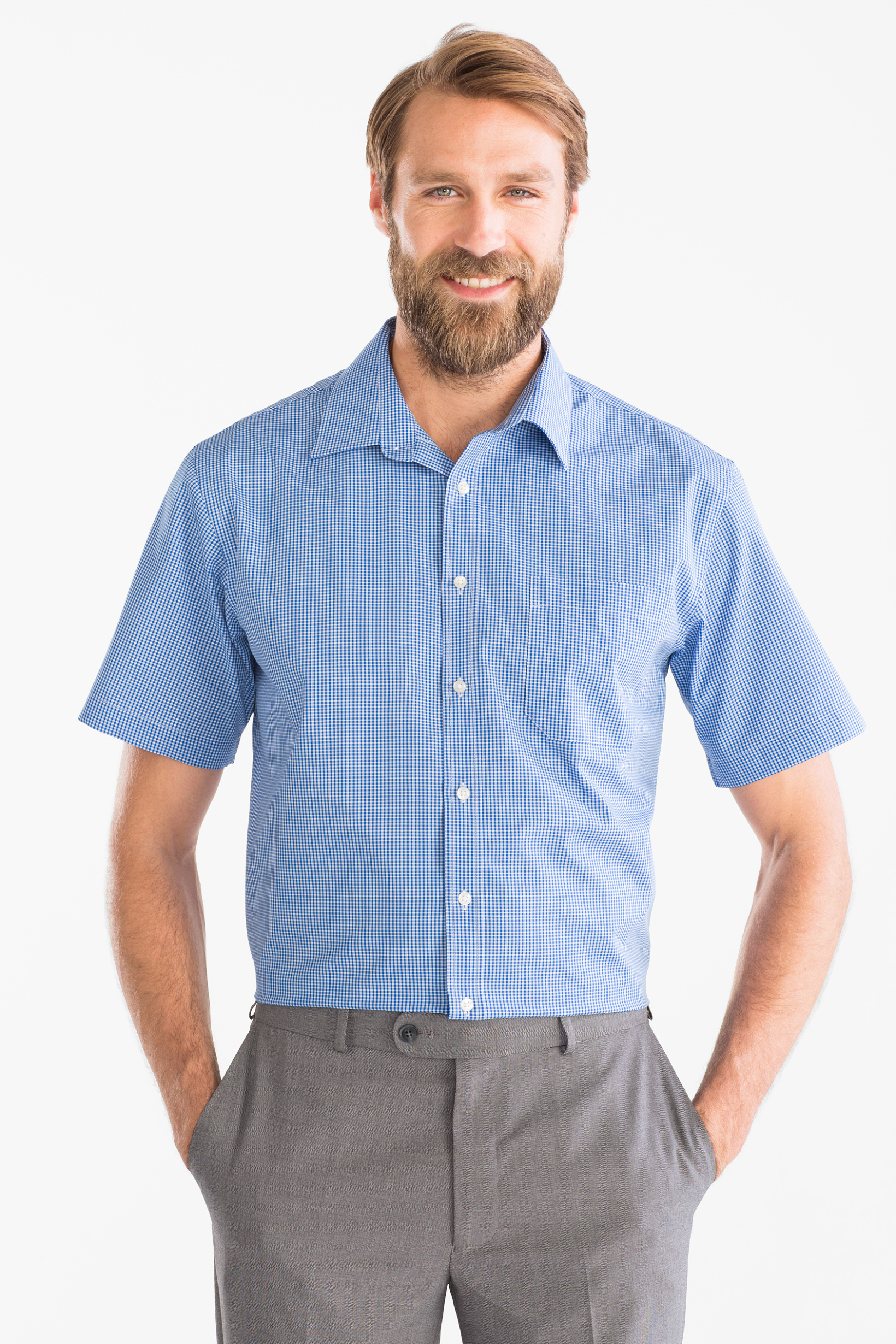 Canda Business-overhemd Regular Fit Kent geruit