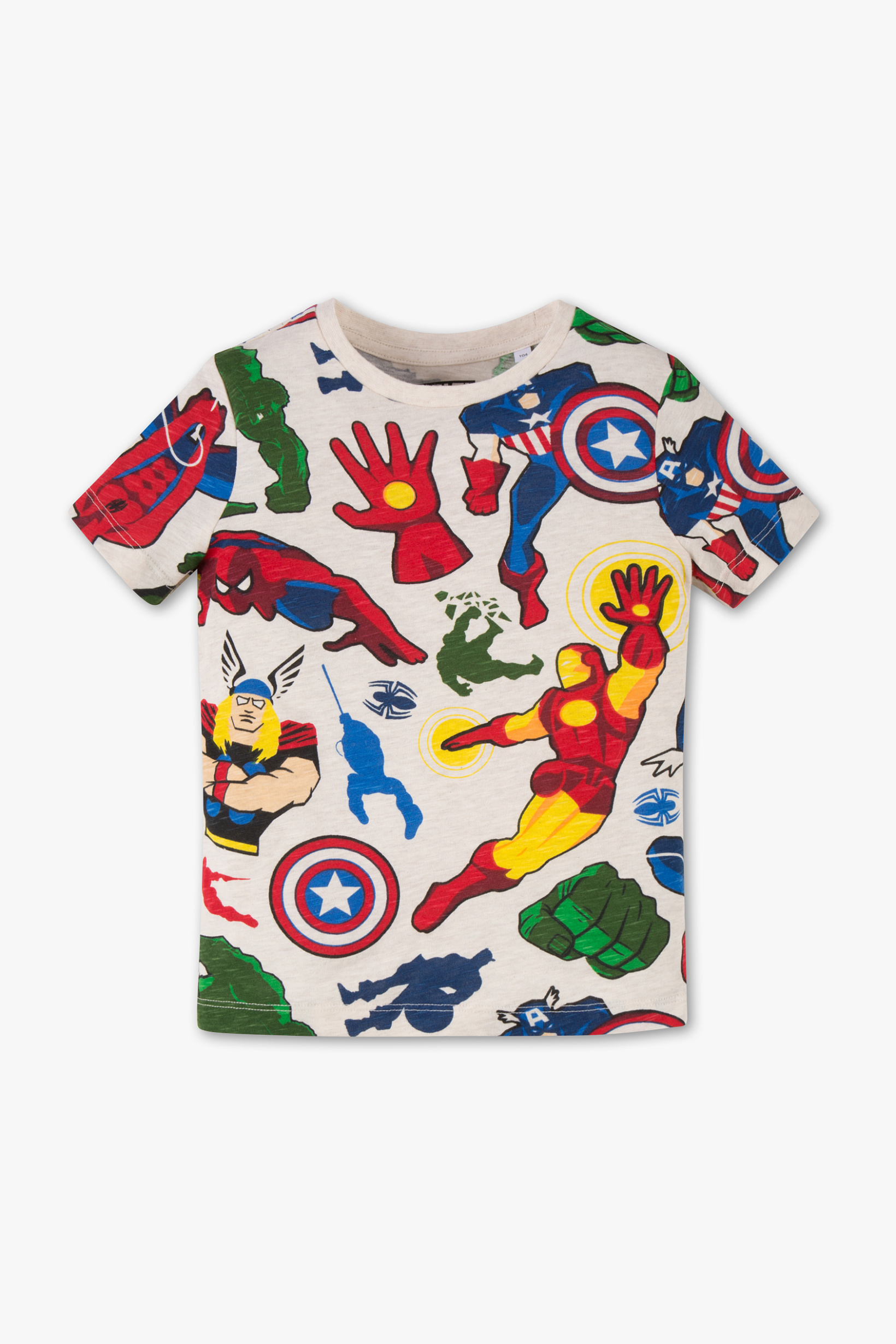 Disney Boys Marvel T-shirt biokatoen