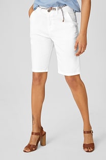 Ženy - Bermudy s páskem