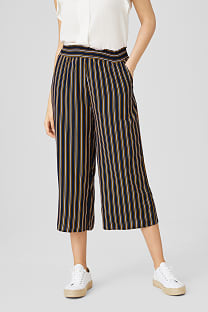 Ženy - Kalhoty - pruhované