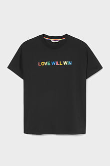 CLOCKHOUSE - tricou - aspect lucios - PRIDE