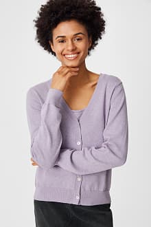 Gebreid vest - biokatoen