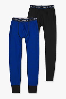 Women - Long pants - organic cotton - 2 pack