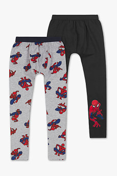 Women - Spider-Man - long pants - organic cotton - 2 pack
