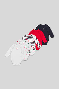 Women - Baby bodysuit - organic cotton - 5 pack
