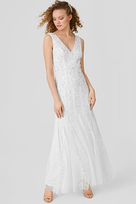 Vestido recto - Con brillos - Festivo