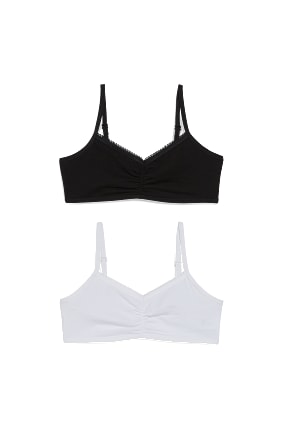 Brassières - coton bio - pack de 2