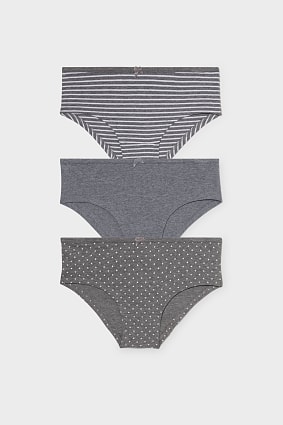 Culottes - coton bio - pack de 3