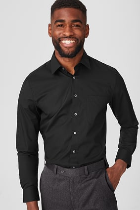 Men - Business shirt - regular fit - Kent collar