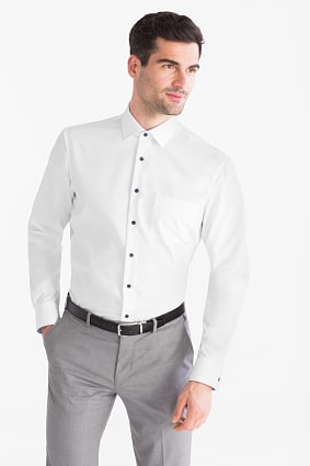 Men - Business shirt - regular fit - Kent collar