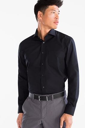 Schwarze Hemden Fur Herren Gunstig Online Kaufen C A Online Shop