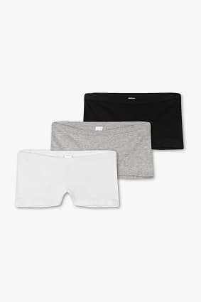 Boxers - coton bio - lot de 3