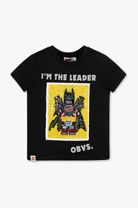 magliette con paillettes reversibili maschio