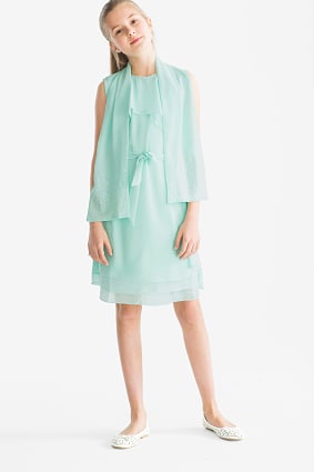 Kids - Dress with scarf