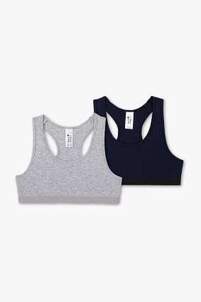 Brassières - coton bio - pack de 2