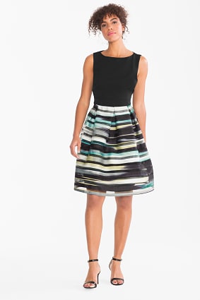 Femme , Robe Fit \u0026 Flare , style festif