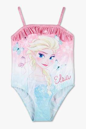 Kids - Frozen - swimsuit - shiny
