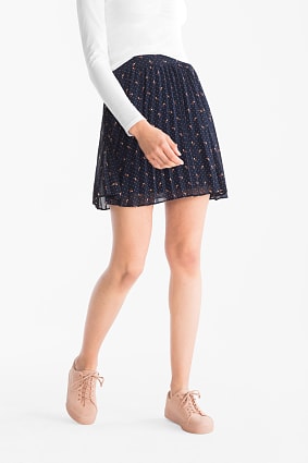 Damen - Rock - gepunktet