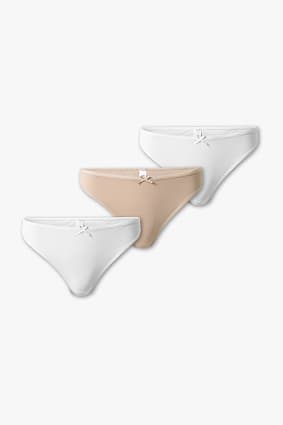 Femme - Strings - pack de 3
