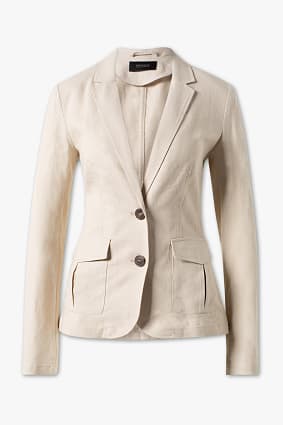 Femme - Blazer - lin mélangé