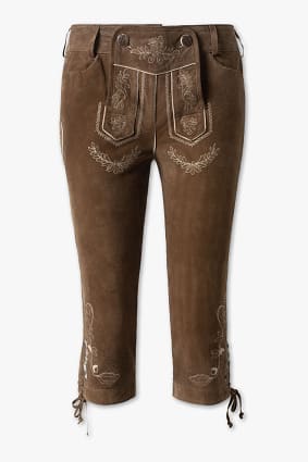 Femme - Pantalon en cuir