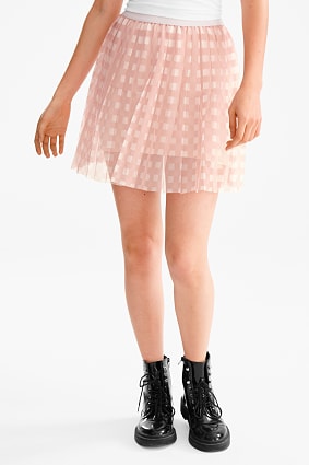 Damen - Rock - kariert