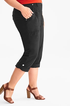 Femei - Capri trousers - organic cotton