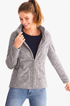 Damen - Basic-Fleecejacke