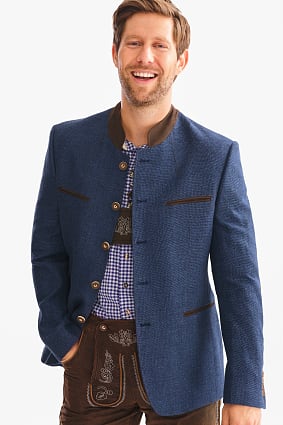 Uomo - Giacca tirolese - misto lino