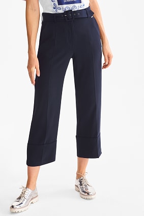 Hose - Culotte mit Gürtel