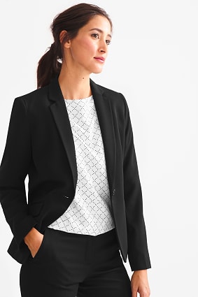 zwarte dames blazer