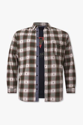 Houthakkershemd korte mouw