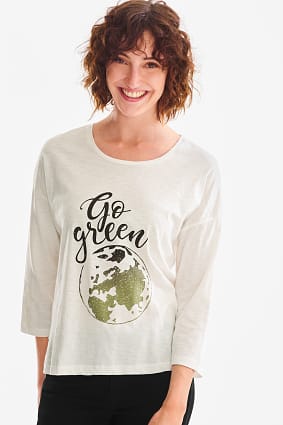 Ženy - Triko s dlouhým rukávem - zlatý certifikát Cradle to Cradle™