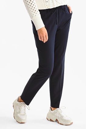 50 NUOVO C /& A Yessica leggeri Donna Pantaloni//sostanza Pantaloni Cachi-Tg 52 48 54 56