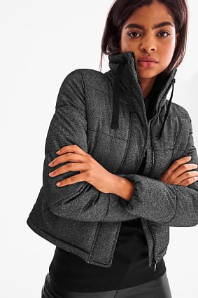 Damen - Steppjacke - Glanz Effekt