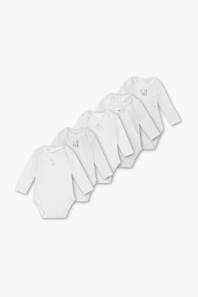 Baby bodysuit - organic cotton - 5 pack