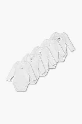 Baby bodysuit - organic cotton - 5 pack