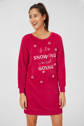 Trend - Fleece bigshirt