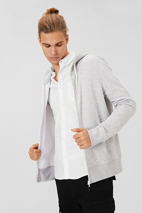 Zip-through sweatshirt