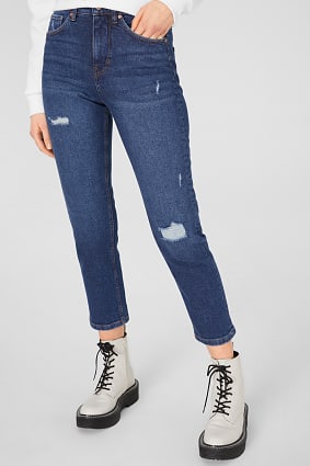 Damen Jeans | Günstig online kaufen | C&A Online Shop ASHOP 78 Hosen Damen, Lässige High Waist Pumphosen Luftige