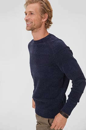 Herren - Pullover - gestreift