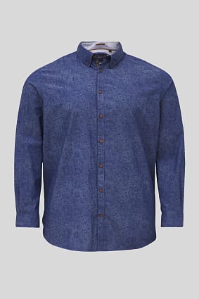 Men - Shirt - slim fit - button-down collar